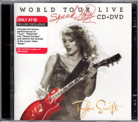 Taylor Swift – Speak Now World Tour Live CD+DVD (2011, DVD) - Discogs