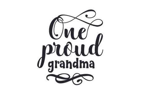 One Proud Grandma SVG Cut file by Creative Fabrica Crafts · Creative ...