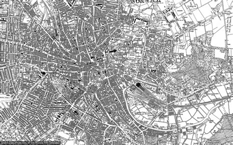 Old Maps of Norwich - Francis Frith