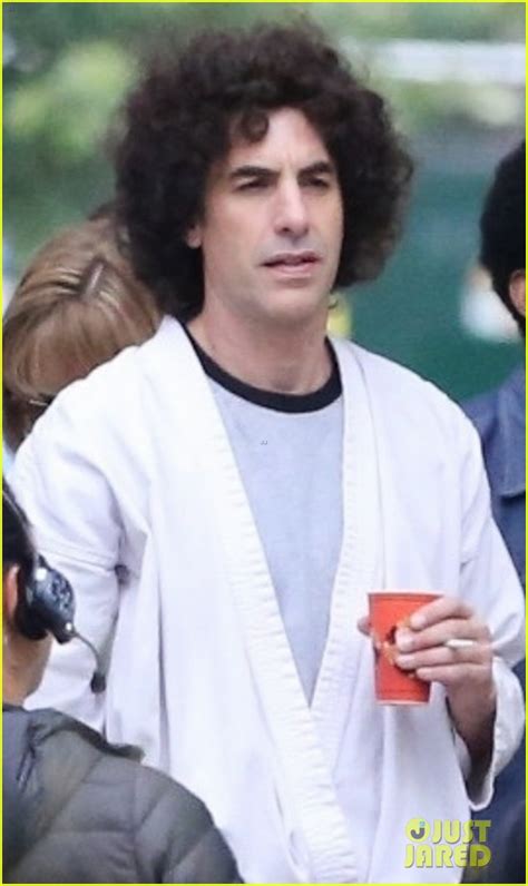 Full Sized Photo of sacha baron cohen arrives on set filming trial of ...