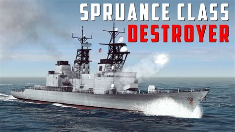 Spruance Class Destroyer Annahilating Russian Task Force || Cold Waters ...