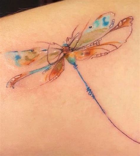 Watercolor Dragonfly Tattoo Designs - Viraltattoo