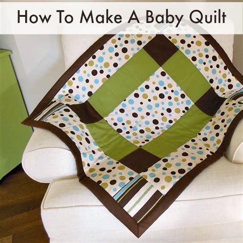 How To Make A Baby Quilt - So Sew Easy