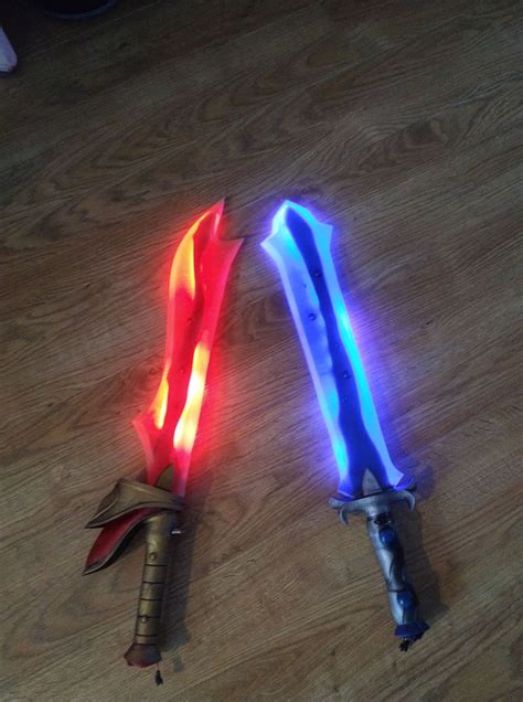 Fire and Ice Leds Sword Game Inspired - Etsy