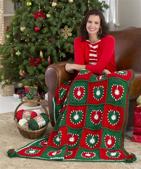 Christmas Heirloom Afghan | Crochet blanket red, Afghan crochet ...