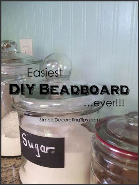 EASIEST DIY BEADBOARD EVER! - SIMPLE DECORATING TIPS