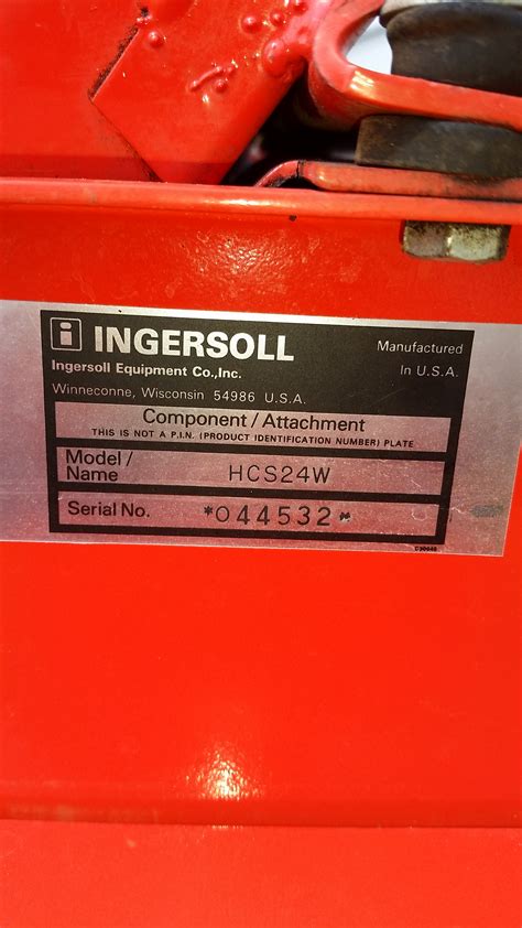 Ingersoll / Case Hydraulic Wood Chipper HCS24W For Sale in Great Condition