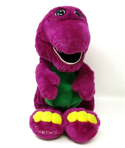 Vintage Barney Plush 1992 12in Tall Stuffed Animal Toy Lyons Group | eBay