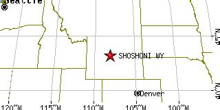 Shoshoni, Wyoming (WY) ~ population data, races, housing & economy