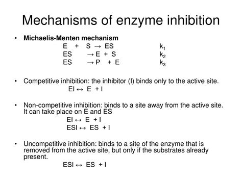 PPT - Mechanisms of enzyme inhibition PowerPoint Presentation, free download - ID:5405175