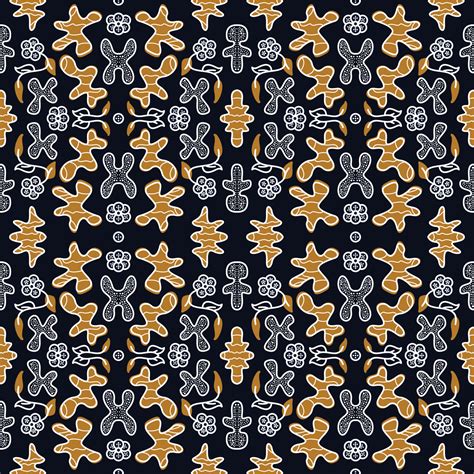 Ginger Pattern. Indonesian Batik ethnic pattern design for background ...