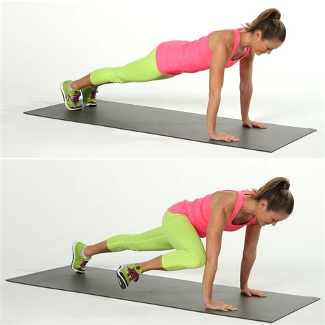 Plank With Creepy Crawler | 3-Minute Plank Workout | POPSUGAR Fitness Photo 5