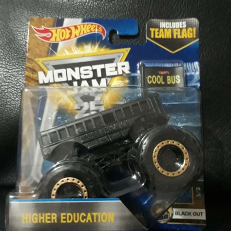 Jual Hot Wheels Hotwheels Monster Jam Higher Education Black Bus di Seller DENTA TOYS - Kalibata ...