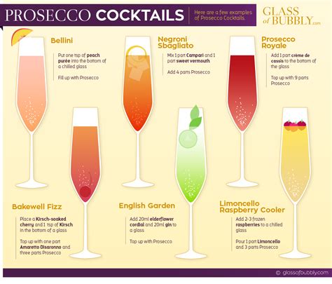 Free Champagne & Sparkling Wine Infographics | Prosecco cocktails ...