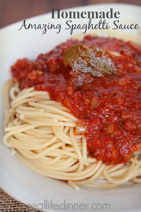 Amazing Spaghetti Sauce