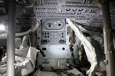 Apollo 13 command module interior - Stock Image - C013/0208 - Science ...