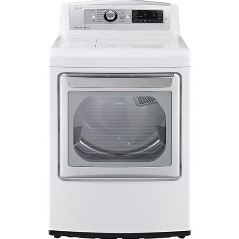 Shop LG EasyLoad 7.3-cu ft Electric Dryer (White) ENERGY STAR at Lowes.com