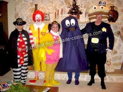 Coolest Homemade McDonald's Group Costume | Character halloween ...