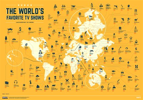 Here's Every Country's Favorite TV Show, Mapped | Fortune