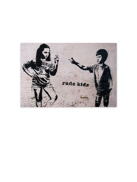 Banksy Poster Wall Art Rude Children Home Decor Prints | Etsy