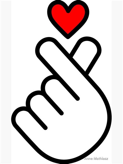 "K Pop, Heart, Kpop, Symbol, K-pop Hand, Fingers, I love, Music" Magnet for Sale by boom-art ...