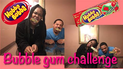 bubble gum challenge - YouTube