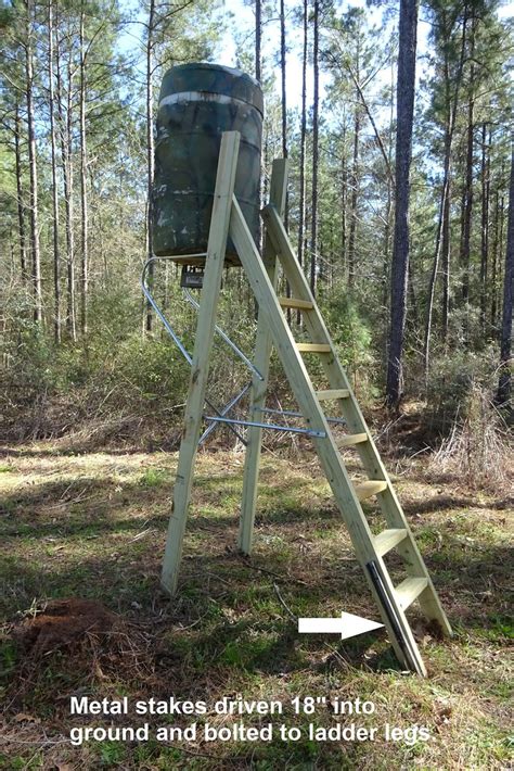 My Home Made Feeder Stand | Deer Hunter Forum