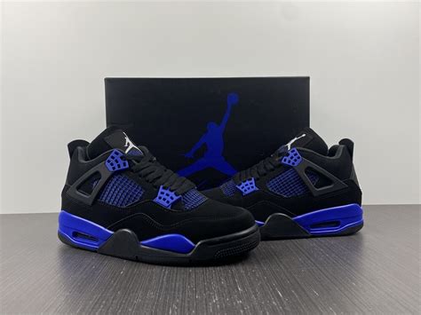 Air Jordan 4 black blue CT8527-018 online, best Air Jordan 4 black blue ...