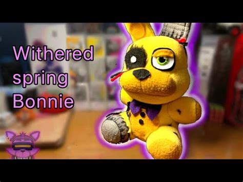 Withered spring Bonnie custom plush review - YouTube