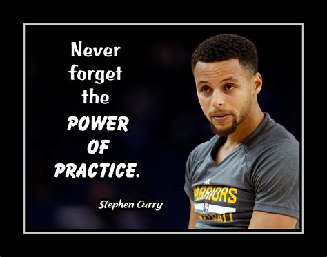 Stephen Curry Inspirational Basketball Quote Poster, Hoops Wall Art ...