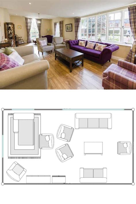 Modern Living Room Floor Plan With Dimensions | Viewfloor.co