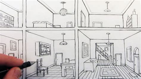 One point Perspective examples - Kiwiet Art