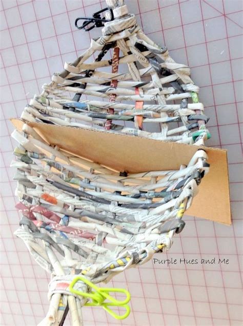 Recycled Newspaper Tubes Tray | Recycle newspaper, Recycling, Crafts