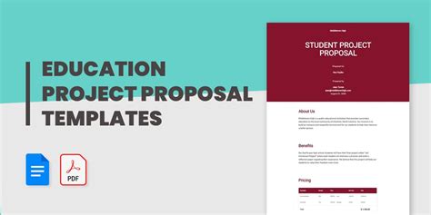 13+ Education Project Proposal Templates - PDF, Word | Free & Premium Templates