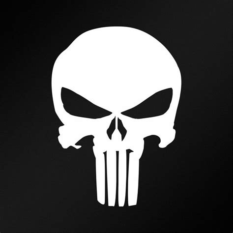 Punisher Vinyl Decal Sticker - Etsy | Punisher stickers, Punisher skull decal, Punisher skull