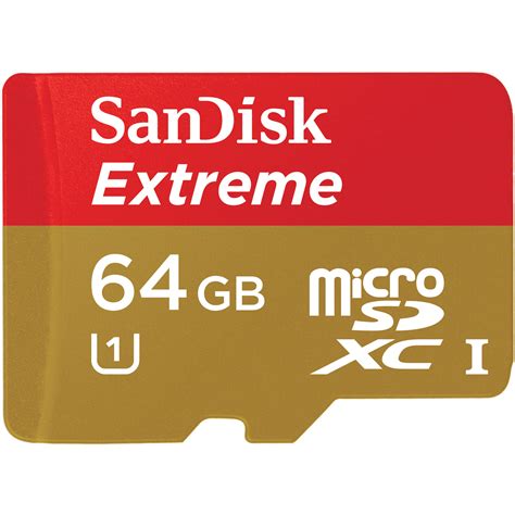 SanDisk 64GB microSDXC Extreme Class 10 UHS-1 SDSDQXL-064G-A46A