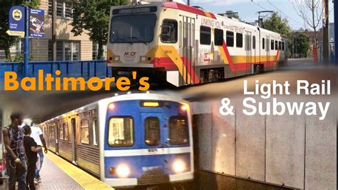 Riding the Baltimore Subway & Light Rail Lines - YouTube