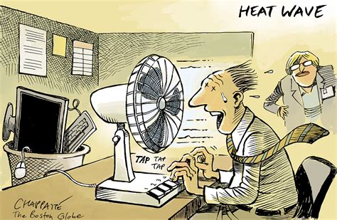 Heat wave | Globecartoon - Political Cartoons - Patrick Chappatte