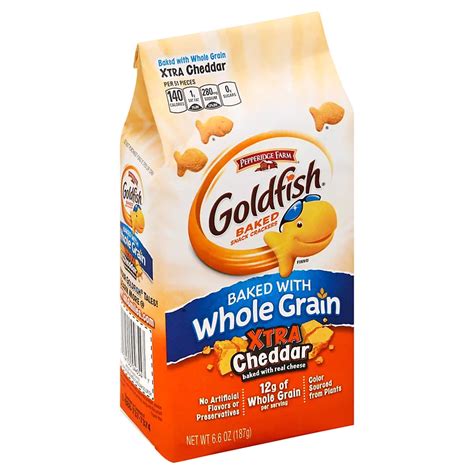 Pepperidge Farm Goldfish Whole Grain Xtra Cheddar Baked Snack Crackers - Shop Snacks & Candy at ...