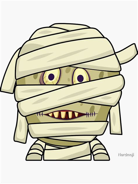 "Mummy Emoji" Sticker by Nerdmoji | Redbubble