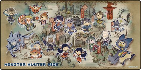 Monster Hunter Rise: Gaming Mouse Pad Kamura Village | HLJ.com