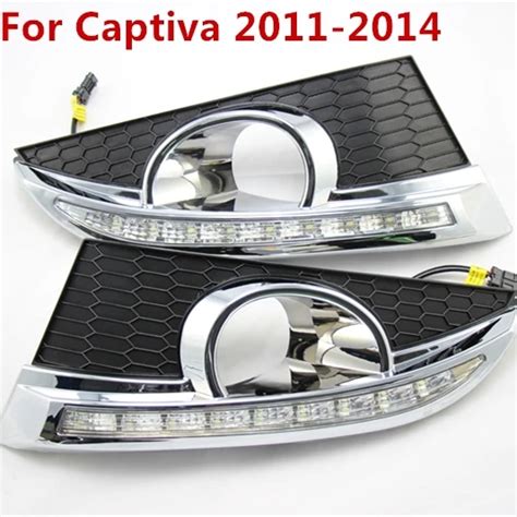 2PCs/set freeshipping LED DRL Car daylights Daytime Running Lights for ...