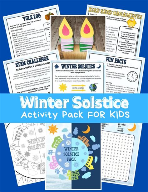 15 Winter Solstice Activities For Kids - Little Bins for Little Hands