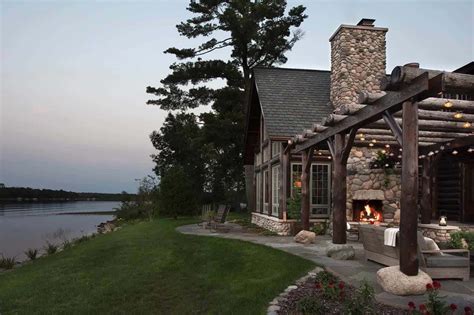 Dreamy rustic cabin with cozy interiors nesting lakeside in Minnesota ...