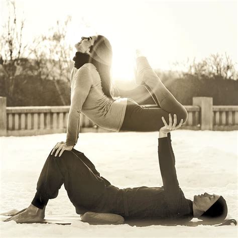 Couple Yoga Poses - Couples yoga goals ️ #yogalifestyle | Couples yoga ...