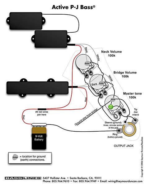 Squier P Bass Wiring Diagram - Music Instrument Precision Bass Wiring Kit - Architectural wiring ...