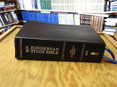 Study Bibles for Expositors--NIV Zondervan Study Bible--Zondervan ...