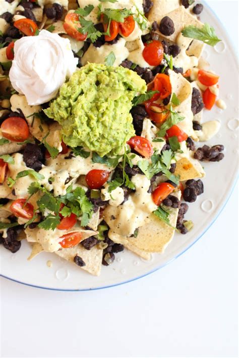 Loaded Nachos with Vegan Cheese Sauce - The Wheatless Kitchen