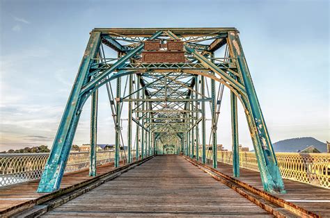 Early in the Morning at Walnut Street Bridge Photograph by Kenneth Keifer - Fine Art America