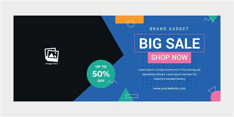 Creative banner big sale design template. Blue banner concept. Suitable for advertising ...